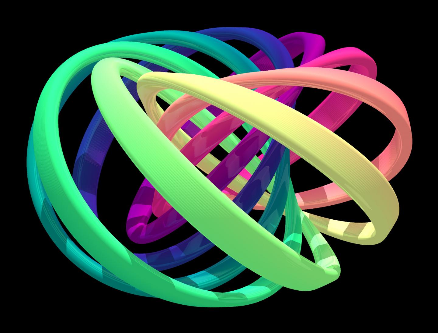 Visualization Of The Structure Of The Created Quantum Knot