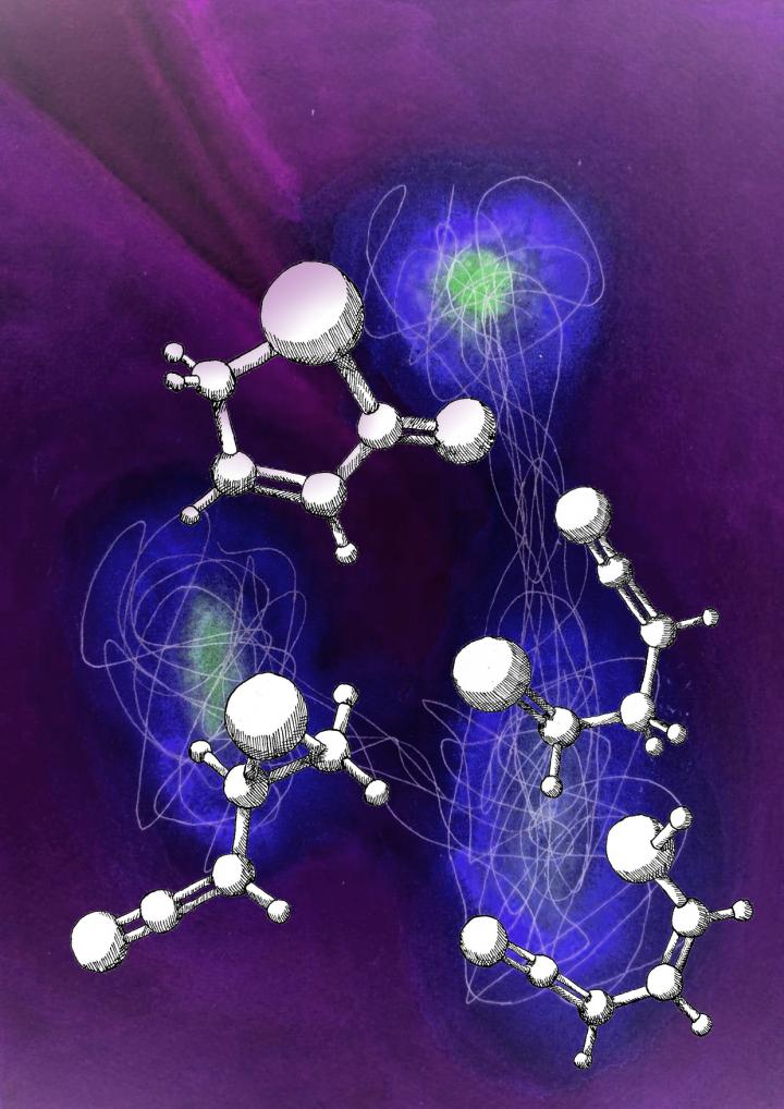 Physicists take stop-action images of light-driven molecular reaction -- photo