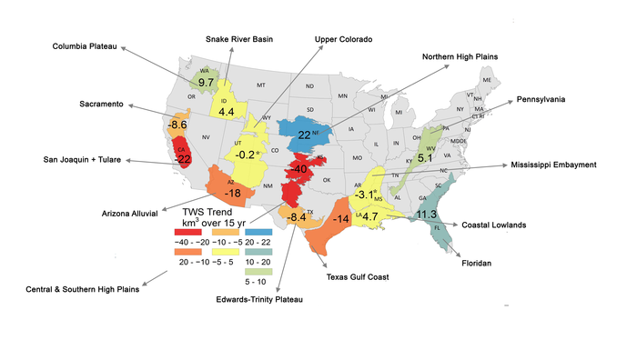 Aquifer Map IMAGE EurekAlert Science News Releases Public