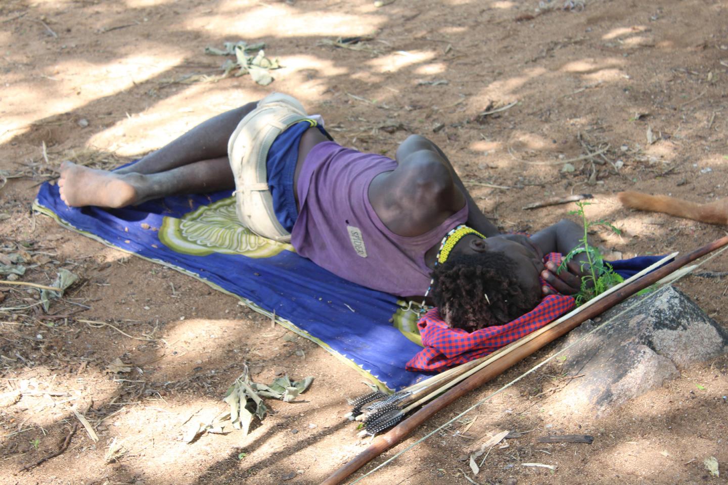 Hadza Man Napping