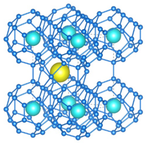 Newly discovered crystal structure with high-Tc superconductivity.