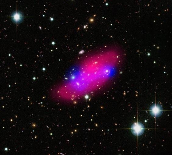 The Bullet Group Showing Galaxies