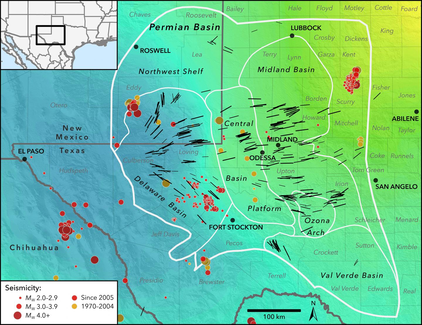 Stress map image eurekalert science news releases