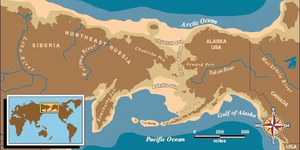 Map of inferred sea level during the Last Glacial Maximum