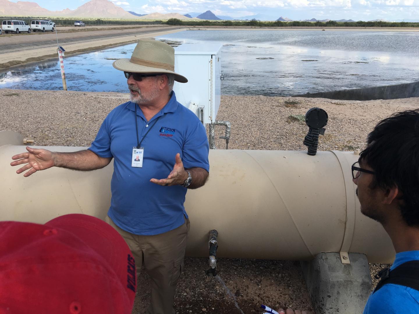 Tucson Water Hydrologist and University of Arizona Class