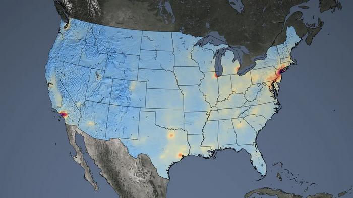 NO2 Concentrations Map