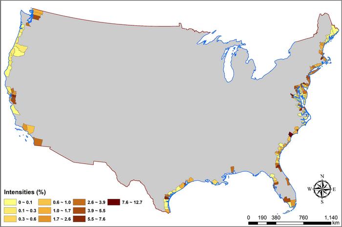 Coastal Urban Expansion 1985 to 2015