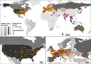 Ex situ preservation of threatened Vietnamese mammals worldwide.