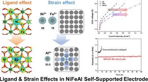 Mechanism of changes in electron structure of catalyst through aluminum doping as well as high activity and high durability confirmation through experiments