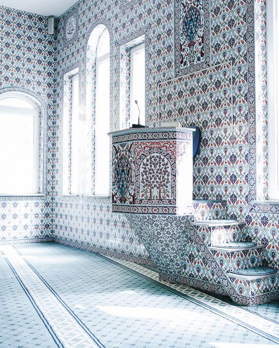 Prayer pulpit in the Fatih Camii in Berlin Kreuzberg