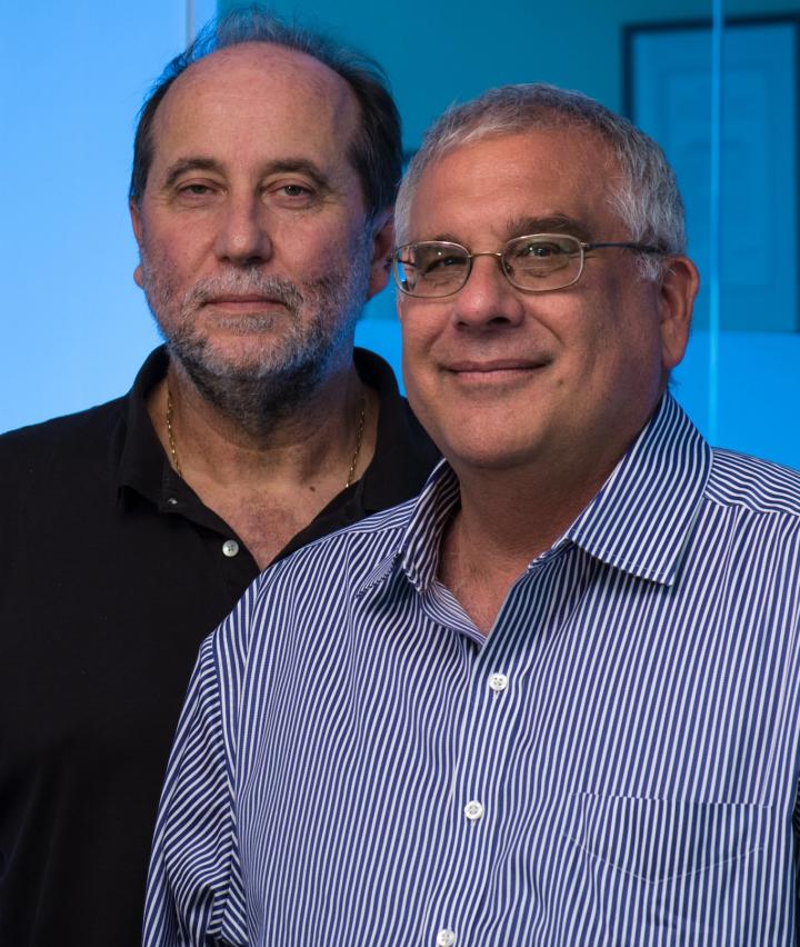 José Onuchic, left, and Peter Wolynes, Rice University