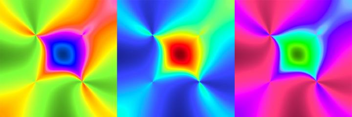 Artist's Impression of a Simulation of a Neutron Scattering Experiments