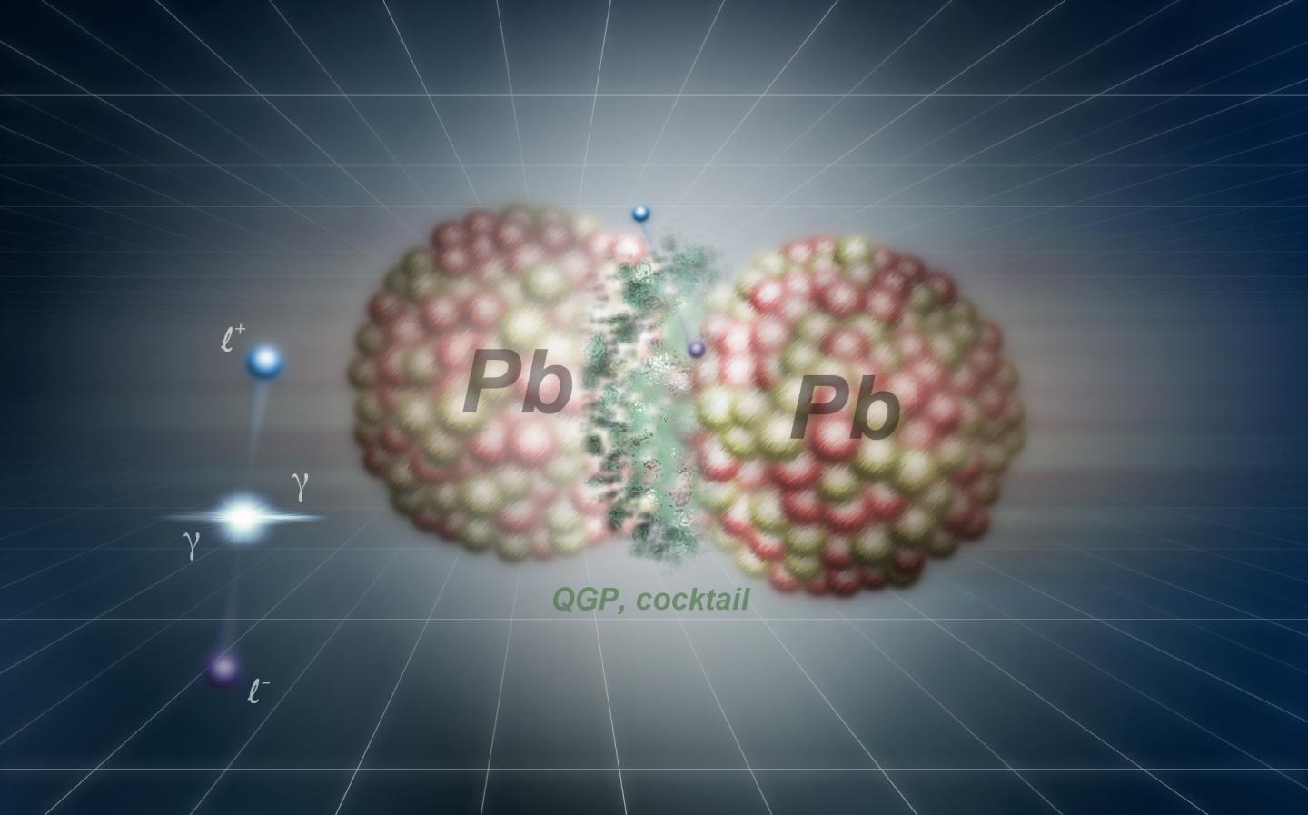 Emission without contact in nuclei collisions