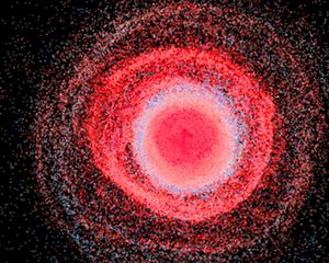 Accretion disk after neutron star collision