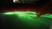 Aurora, as Seen from the International Space Station