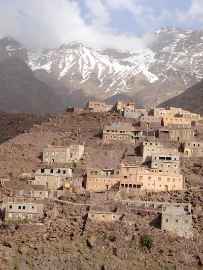 The Village of Arroumd in the High Atlas, Morocco