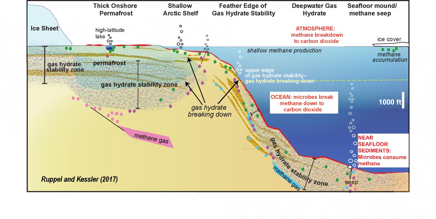 Gas Hydrate Schematic