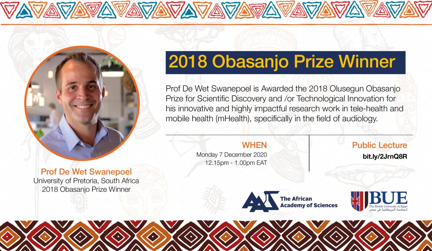 Professor Daniël Christiaan de Wet Swanepoel Olusegun Obasanjo Prize  Winner
