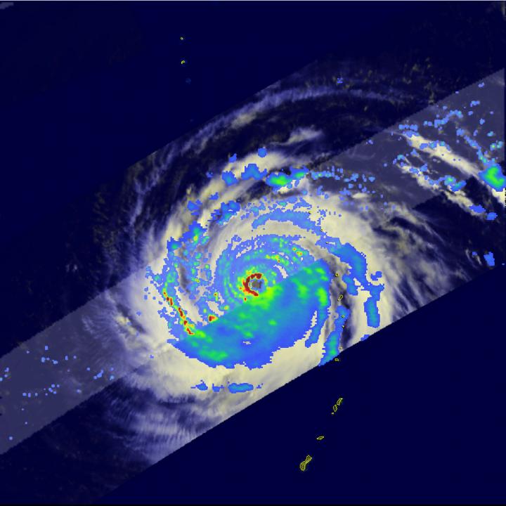 Typhoon Choi Wan Captured by Satellite, Eastern Philippine Sea, September 2009