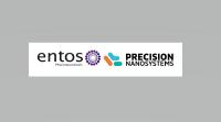 Entos Pharmaceuticals and Precision NanoSystems Inc. Logos