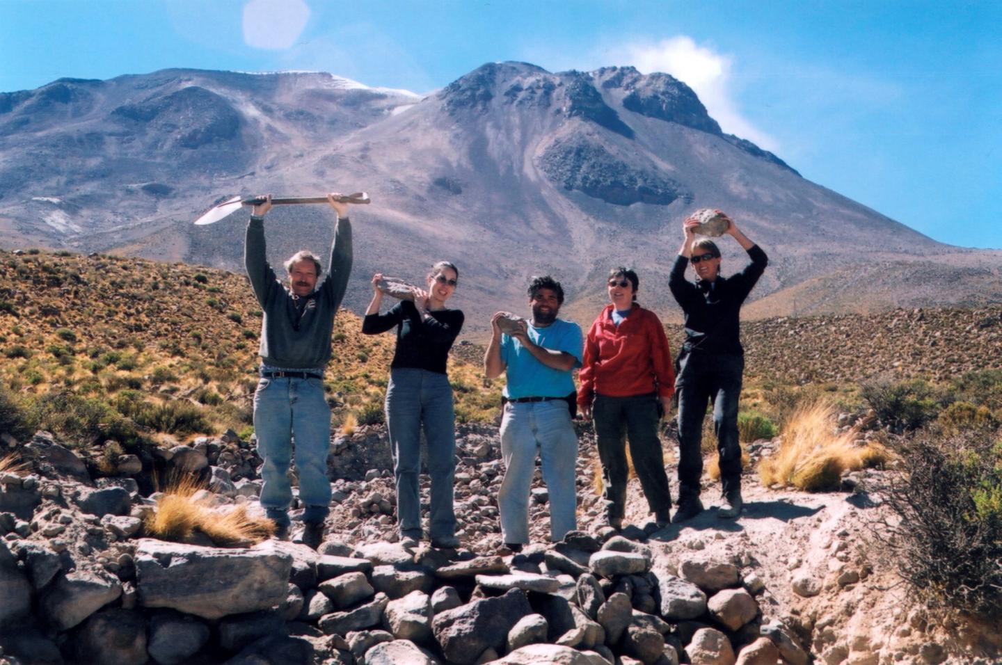Fixing Road in Chile