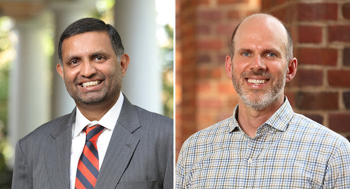 UVA Civil and Environmental Engineers Venkat Lakshmi and Jonathan Goodall