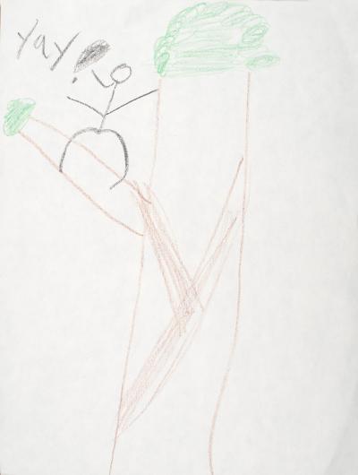 Child's Drawing of Nature