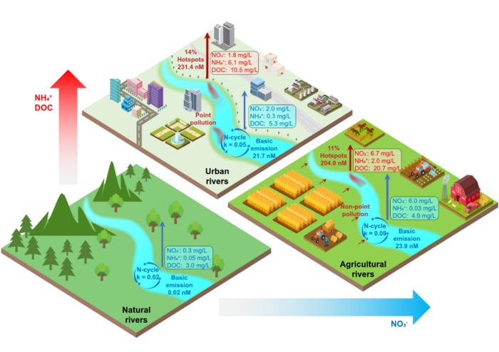 Natural and anthropogenic N2O emissions.