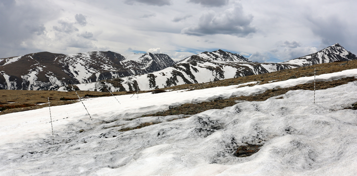 Melted snowpack