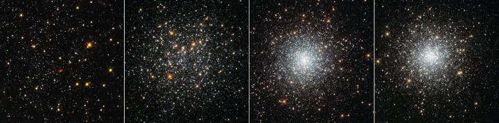 Four Globular Clusters in Fornax