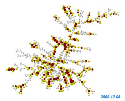 Flu in a Social Network