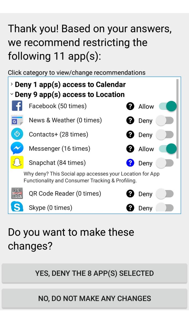 Personal Privacy Assistant