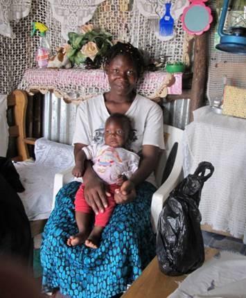 Divorced Mothers Shown with Their Young Children in Nairobi, Kenya