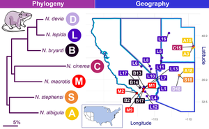 Species and field sites