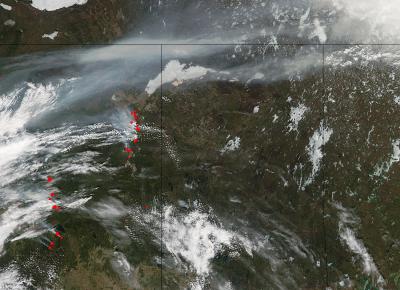 NASA Satellite Sees Fires Continue in Alberta | EurekAlert!