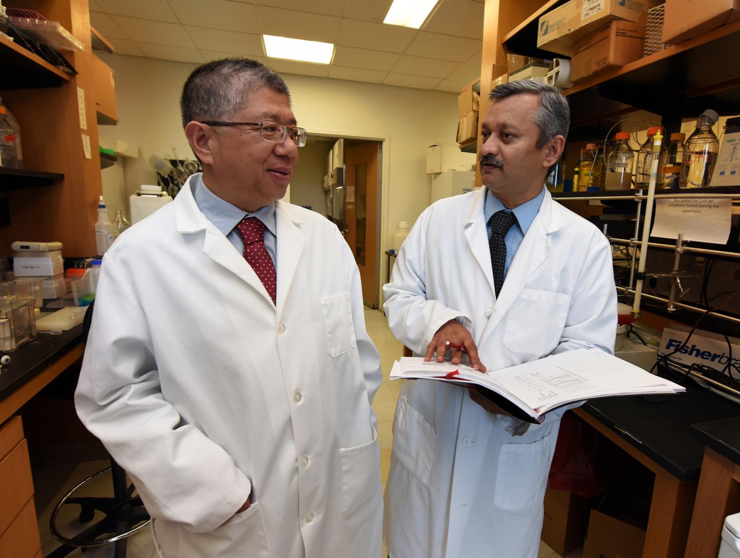 Dr. Jin-Xiong She and Dr. Sharad Purohit, Augusta University