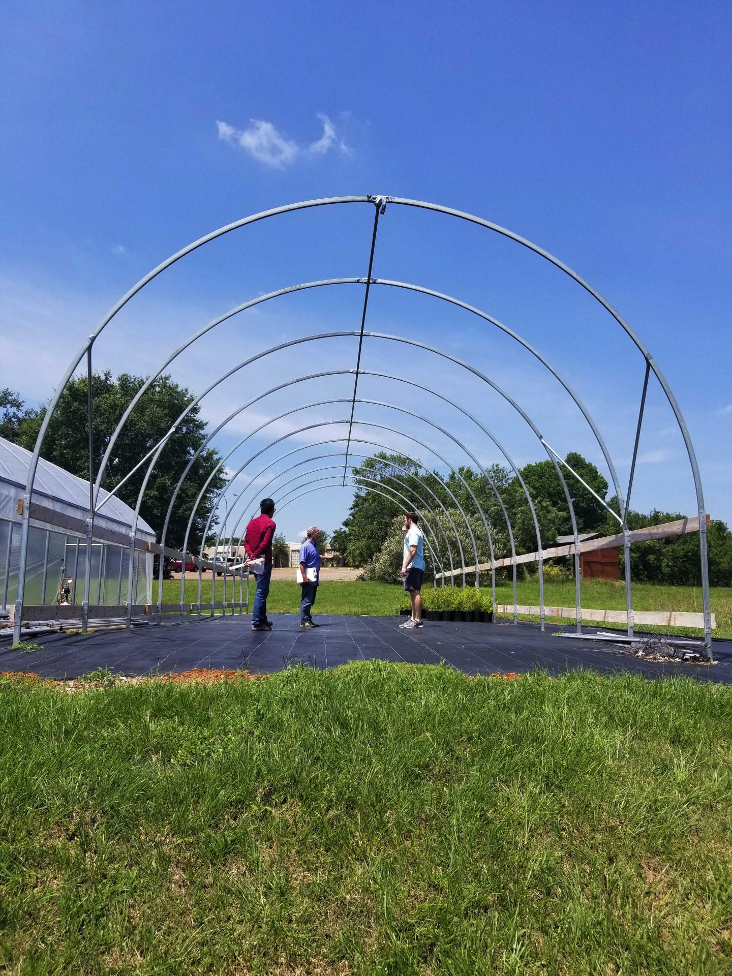 Test Greenhouse at Texas A&M Tyler for Solgro