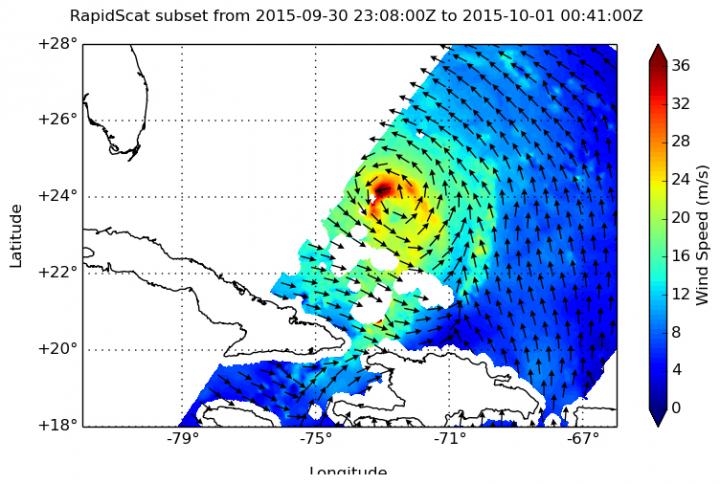 RapidSat Image of Joaquin