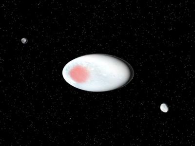 Haumea and its 2 Satellites (1 of 2)