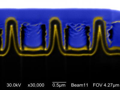 Nanocoax For Thin Film Solar Cells