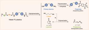 Catalytic upcycling of polyurethane into valuable polymers