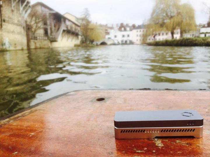 MinION on the River Cam