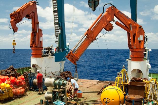 RAPID Moorings being Deployed