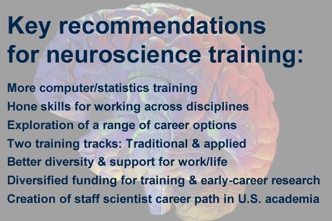 Key Recommendations for Neuroscience Training