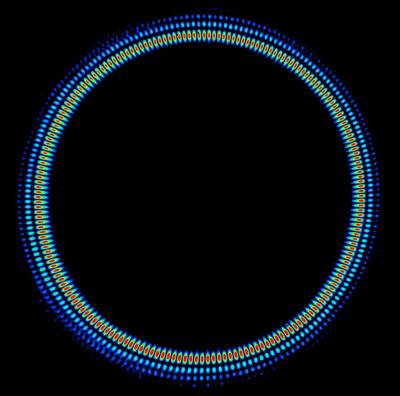 False-Color Image of Laser Beam