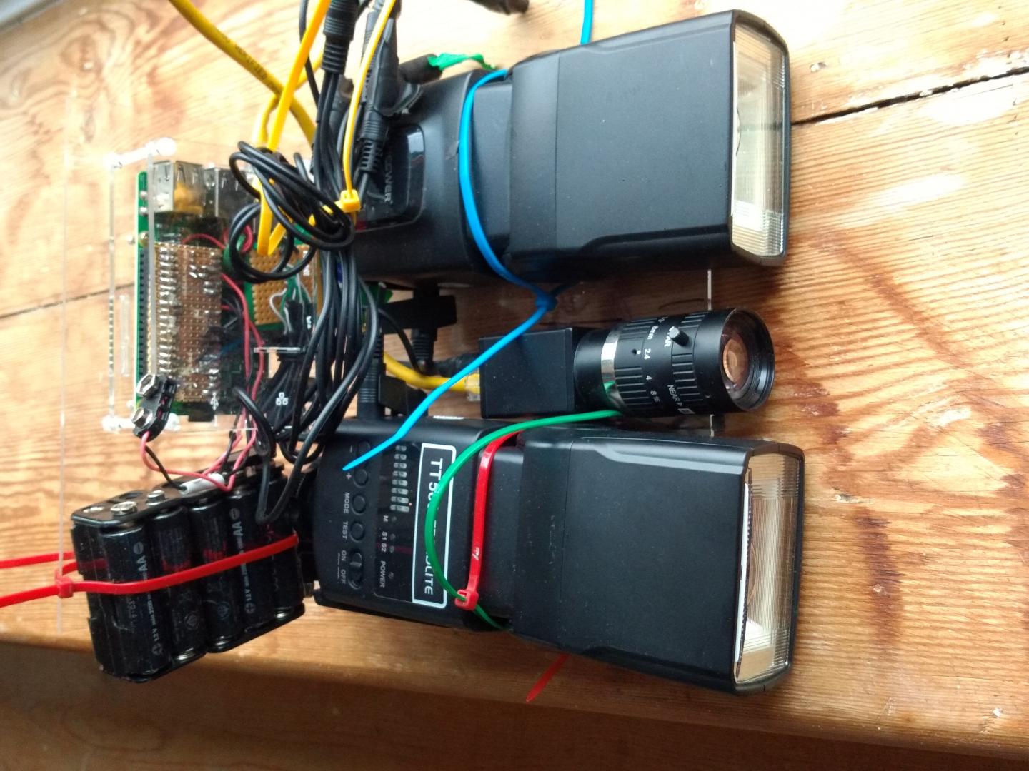 Photo of the custom-built tracking system_Photo by Michael Smith