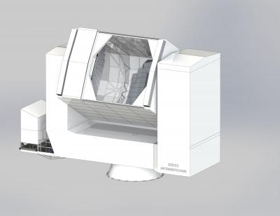 CCAT-prime Telescope Rendering
