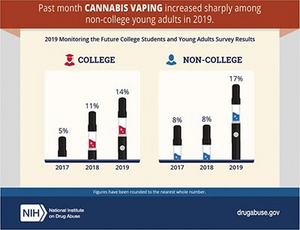 Vaping Rates in Young Adults