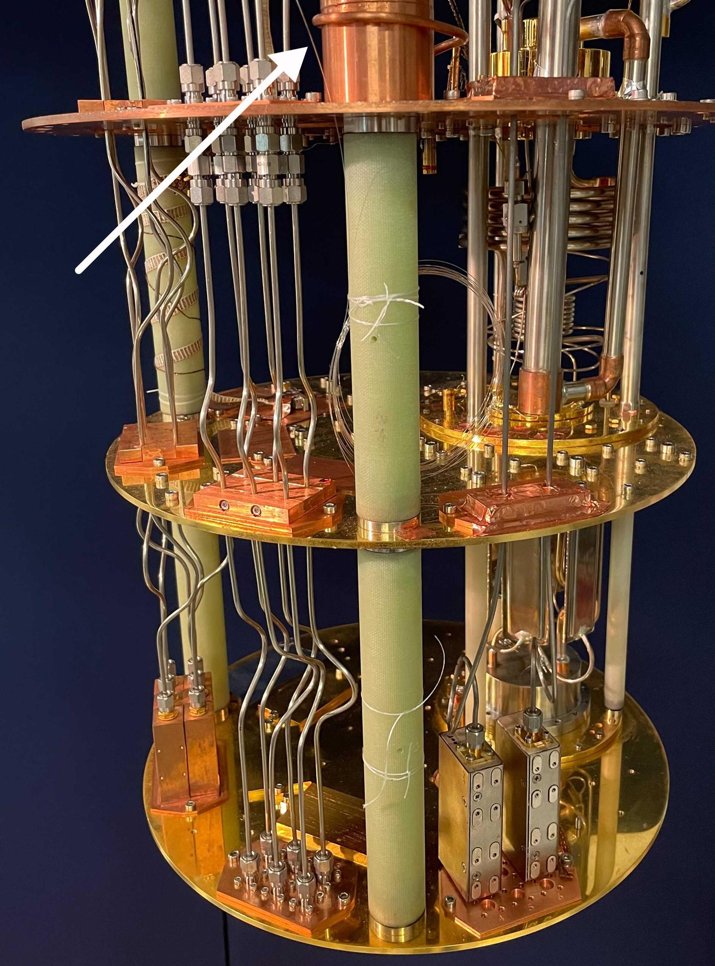 Fiber control of qubit