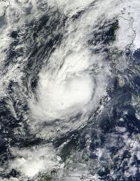NASA's Aqua Satellite Image of Typhoon Bopha